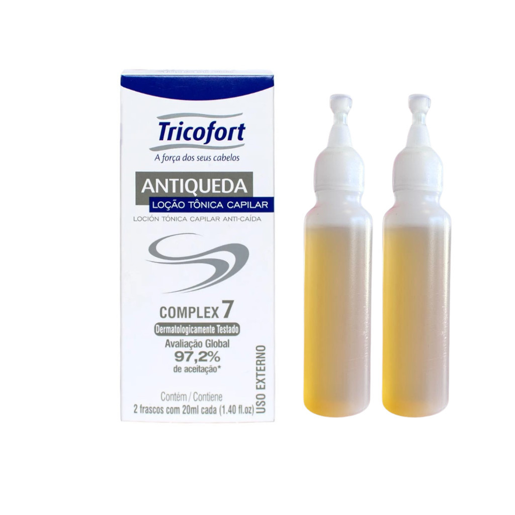 Tricofort Loção Tônica Capilar Antiqueda C/2 Ampolas 20ml em Oferta na Shopee