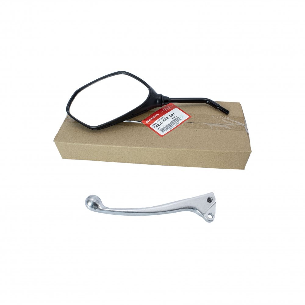 Espelho Retrovisor Esquerdo + Manete Freio Esquerdo Elite125 2019 a 2024 Original Honda