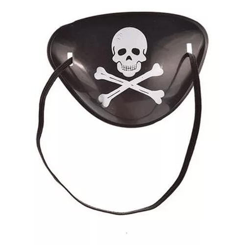 Tapa Olho Pirata Elástico Com Poliester Acessório Fantasia - Men Clothes