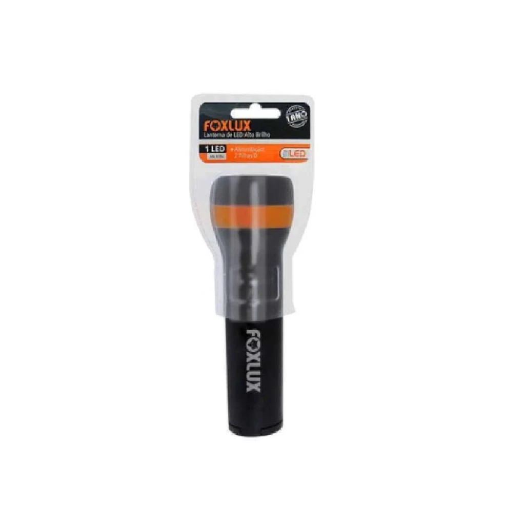 Lanterna Led Foxlux 0,5W Portátil Compacta | iluminação prática, leve e resistente, longa duração