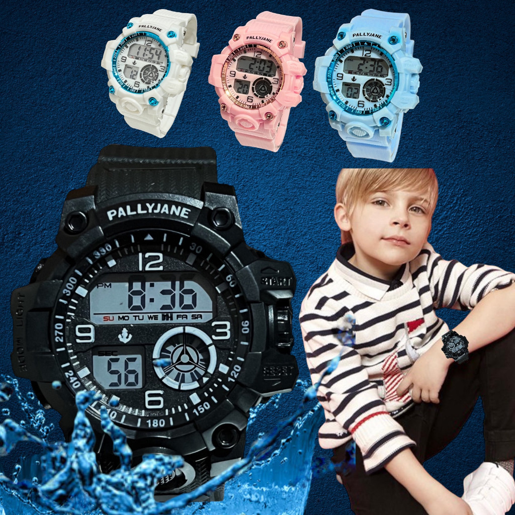 Relógio Digital Infantil Masculino Feminino A Prova D'Água Qualidade Premium em Oferta na Shopee
