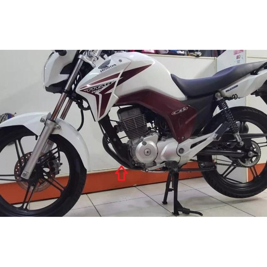 Kit parafusos suporte motor DT CG150 Titan Fan Sport 2004 a 2018 Fixação Peito motor Chassi · foto 2