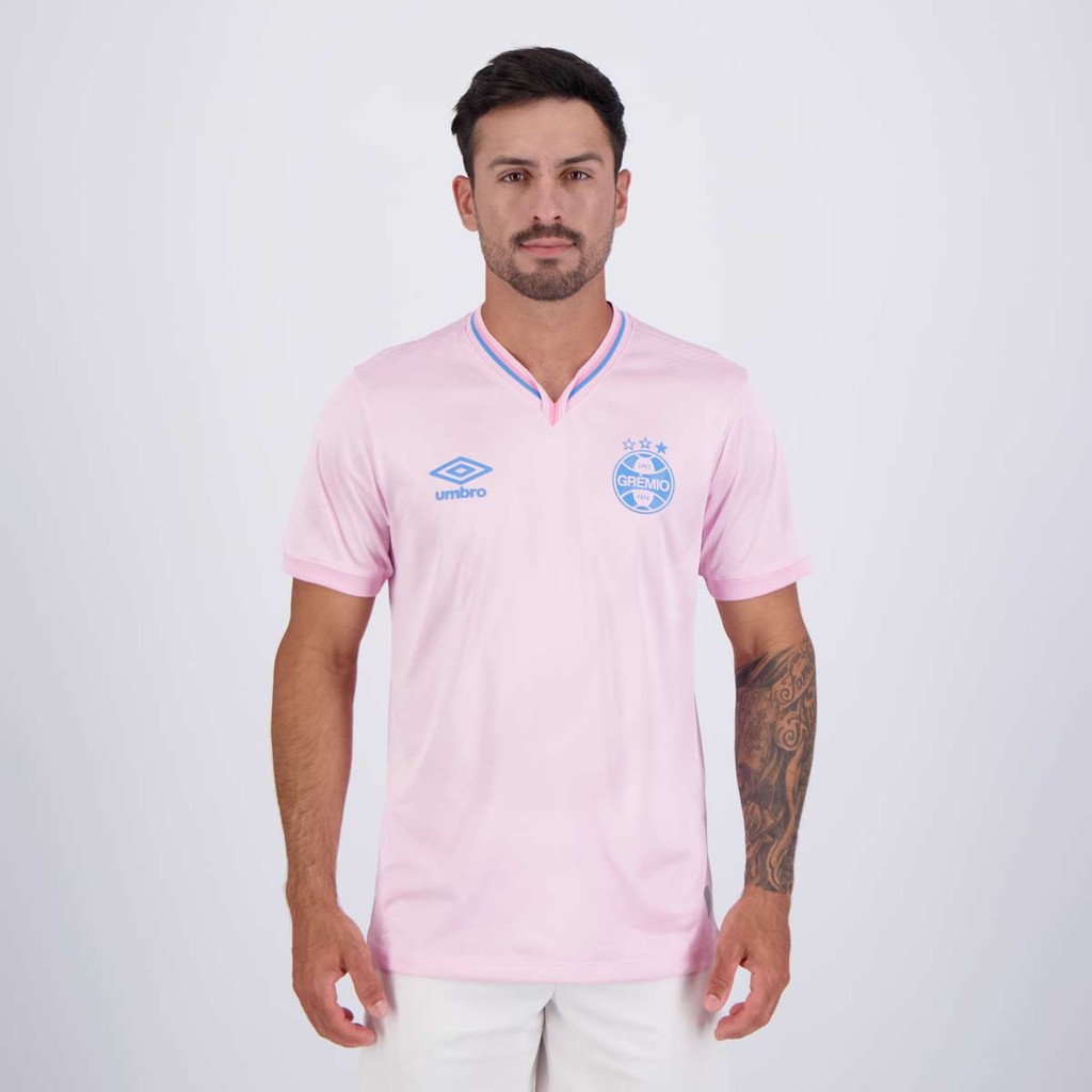 Camisa Umbro Grêmio Outubro Rosa 2024 - Sports & Outdoors