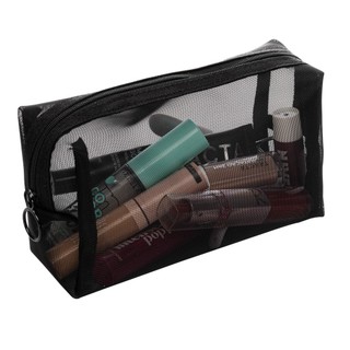 Necessaire Lyor em Poliéster de Tela Preta em Oferta na Shopee