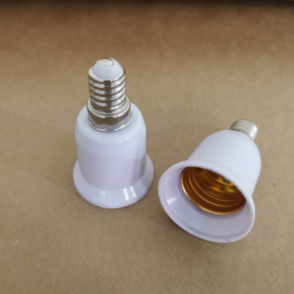 Kit 5 Adaptador Bocal E14 Para E27 Soquete Lâmpada Led em Oferta na Shopee