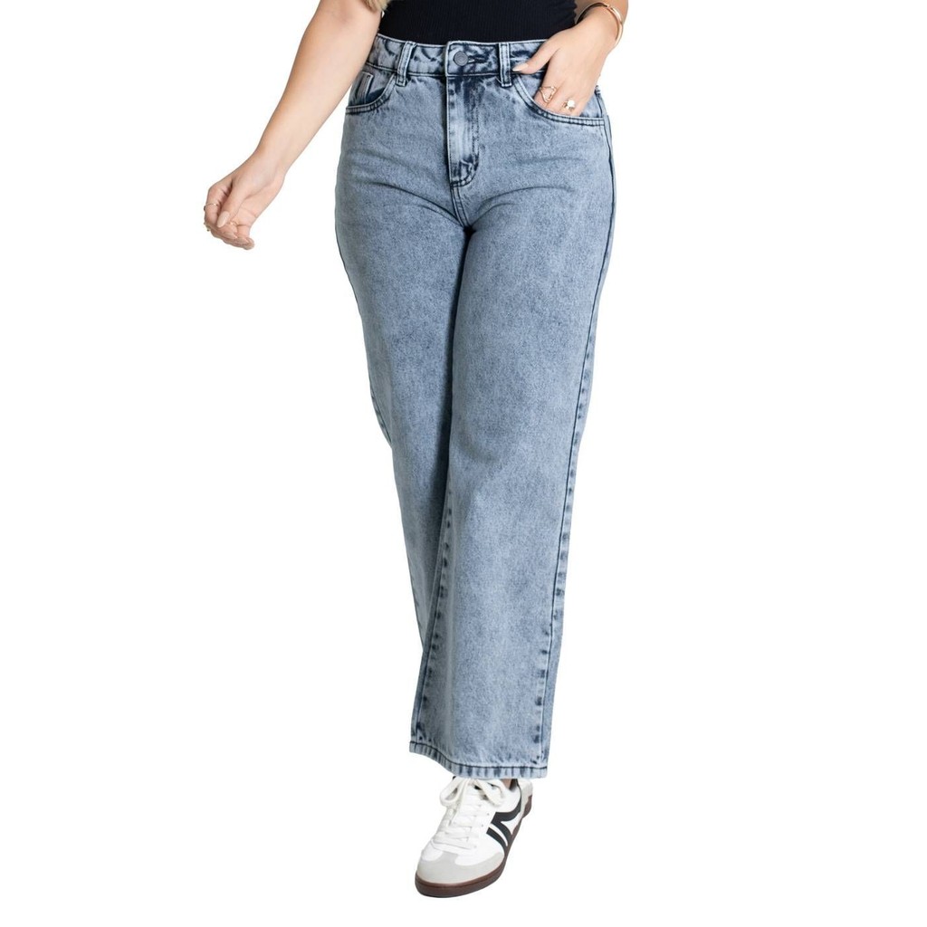 Calça Jeans Sawary Wide Leg Petit - 280206 - Women Clothes