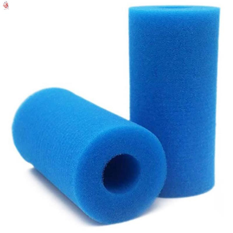 2PCS Filtro de Espuma Esponja Adequado para Piscina Intex Tipo Uma Acessórios de Filtro de Aquário Reutilizáveis e Laváv