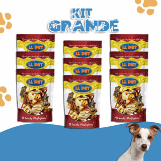 Petiscos Snacks Mordedores Naturais Desidratados Misto Bovino LL Pet  (100g cada) em Oferta na Shopee