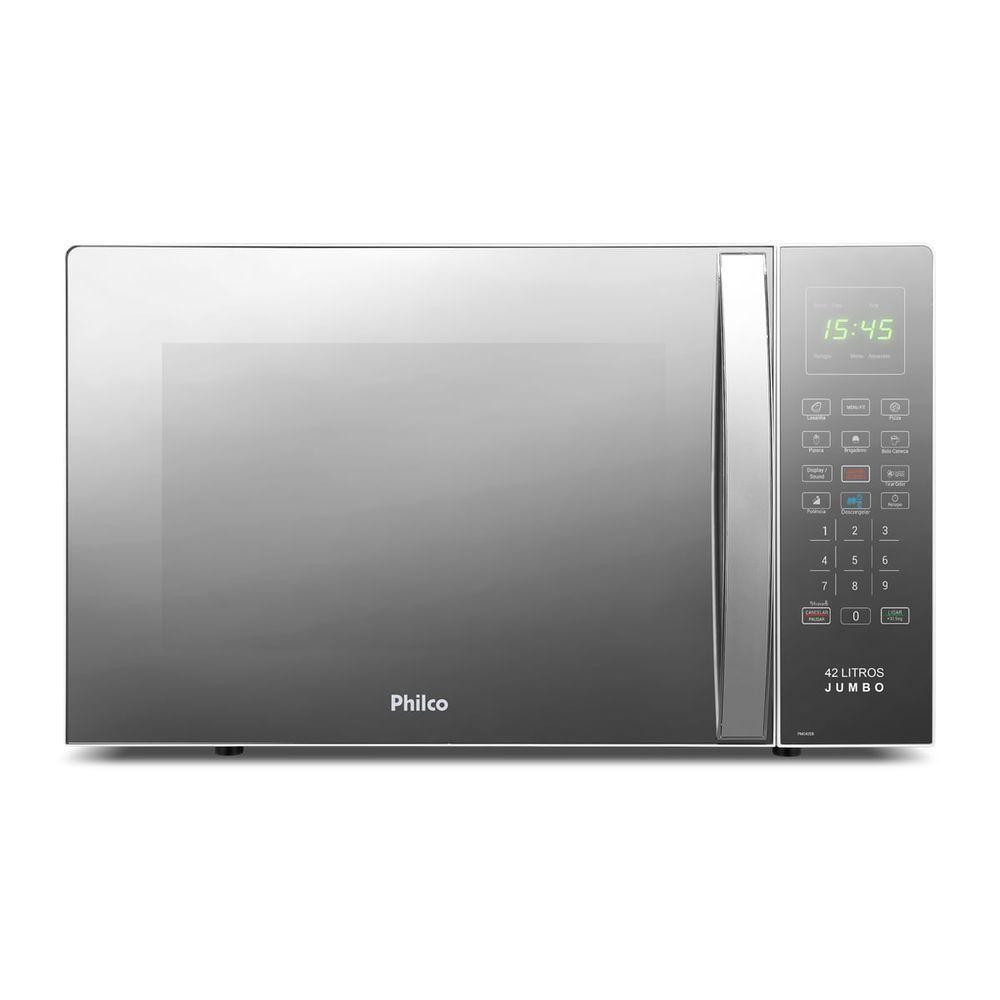 Micro-ondas 42L Philco Jumbo Múltiplas Funções 1560W PMO42EB 110V