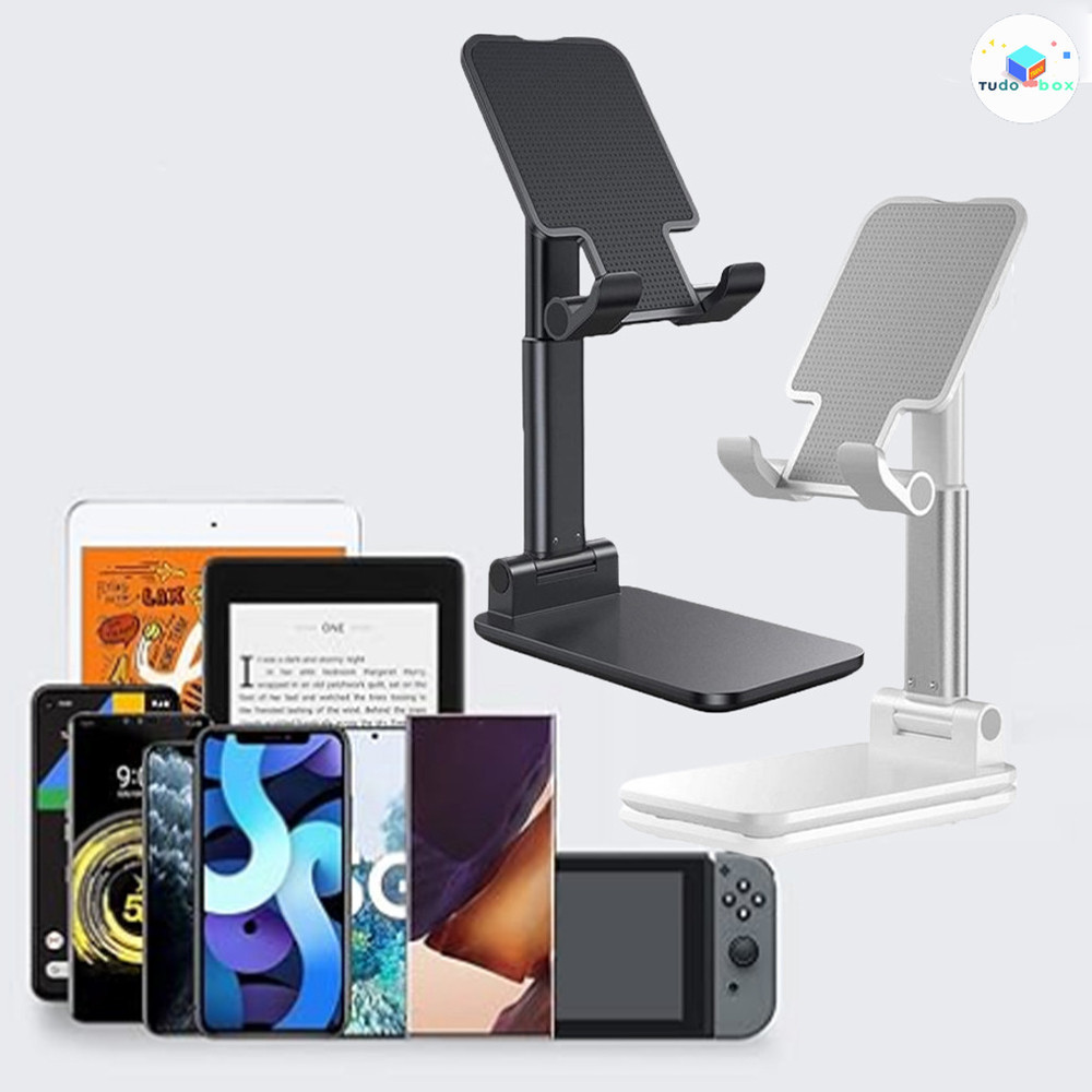 Suporte Ajustável Dobrável para Celular Tablet e Livros Universal