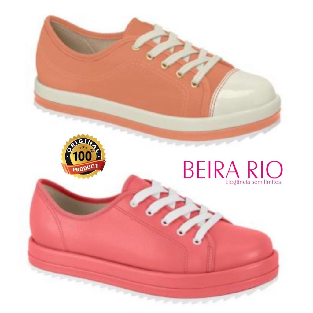 TENIS SAPATENIS CASUAL FLAT BEIRA RIO CONFORTO