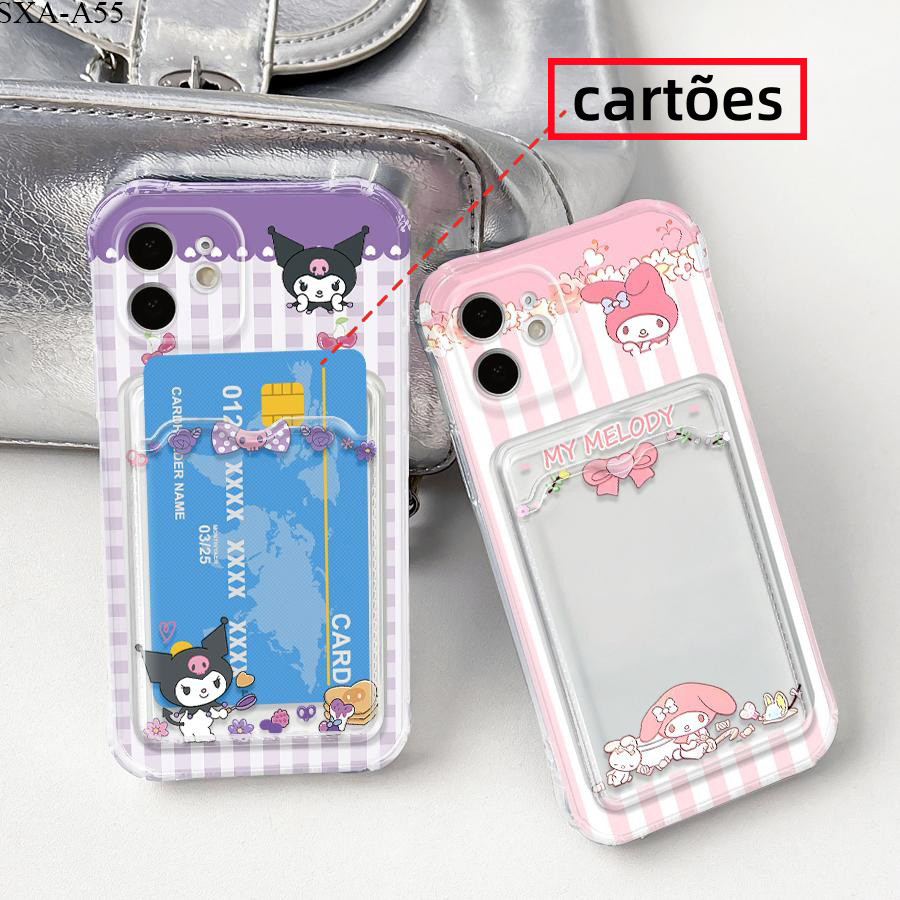 Capa Para Samsung Galaxy A25 A35 A32 A30 A20 A23 A22 A21S 4G 5G Capinha Macio Carta 6002 Case KBK