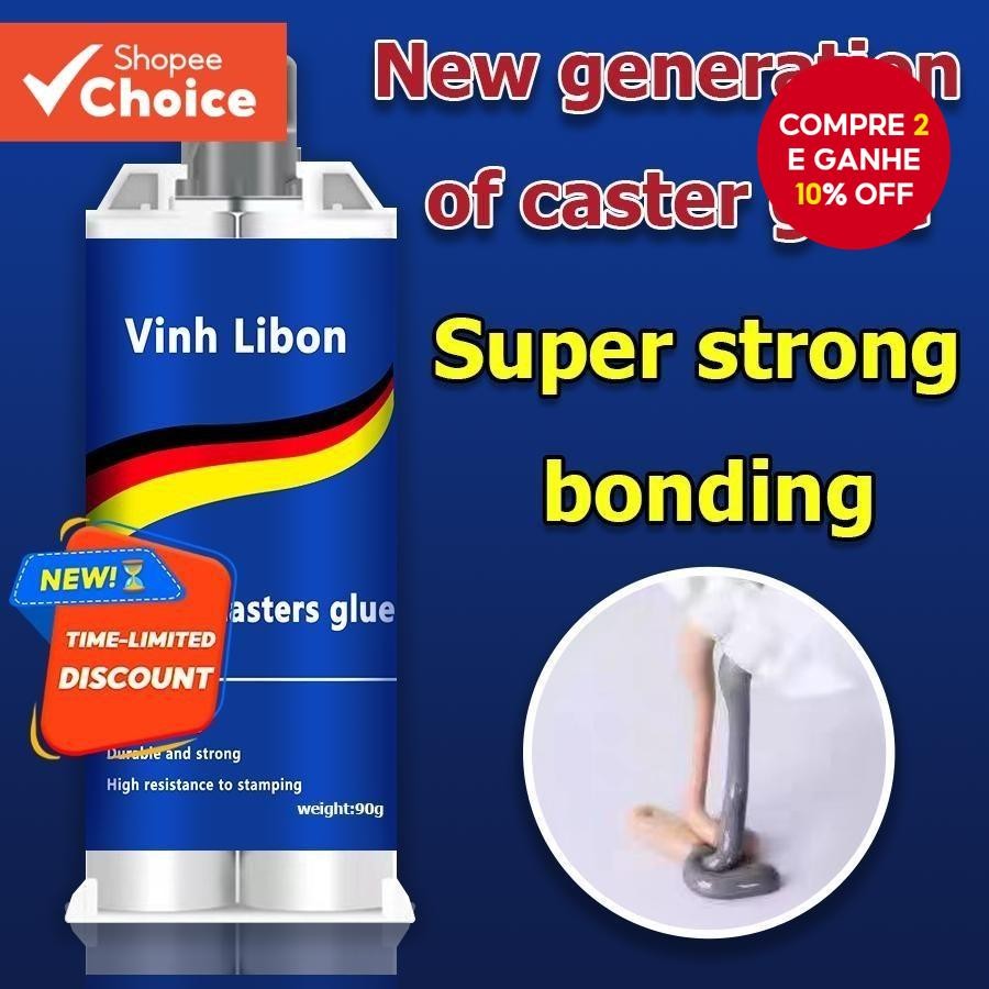 Adesivo A + B Atualizado-Ligação Forte Para Plástico , Metal , Madeira , Cerâmica E Borrac...