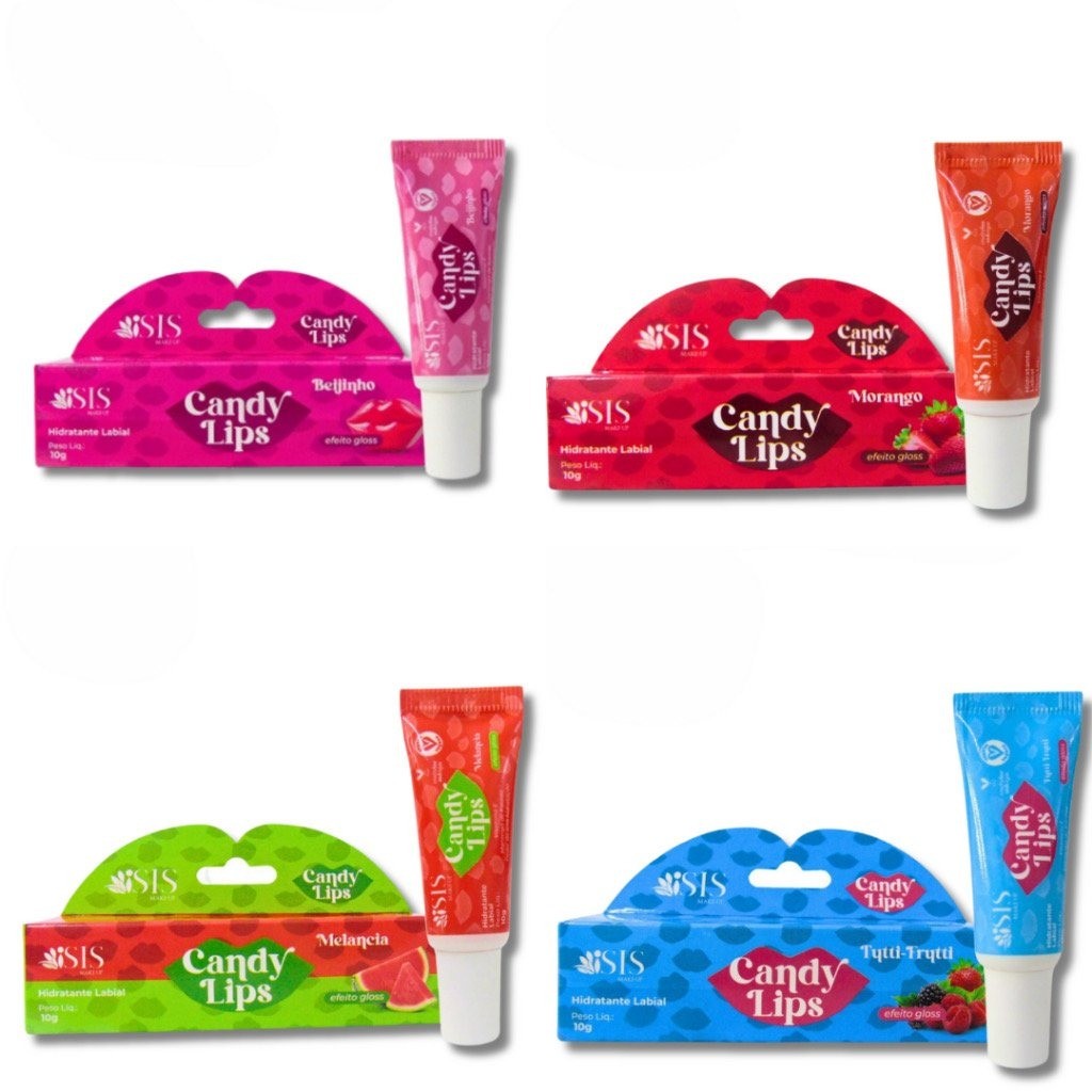 Kit Com  3 ou 2 Unidades De  Hidratante  Carmed Candy Lips Makeup em Oferta na Shopee