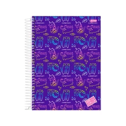 Caderno 1 Matéria Universitario Feminino Stella - Jandaia MODELO:GATO