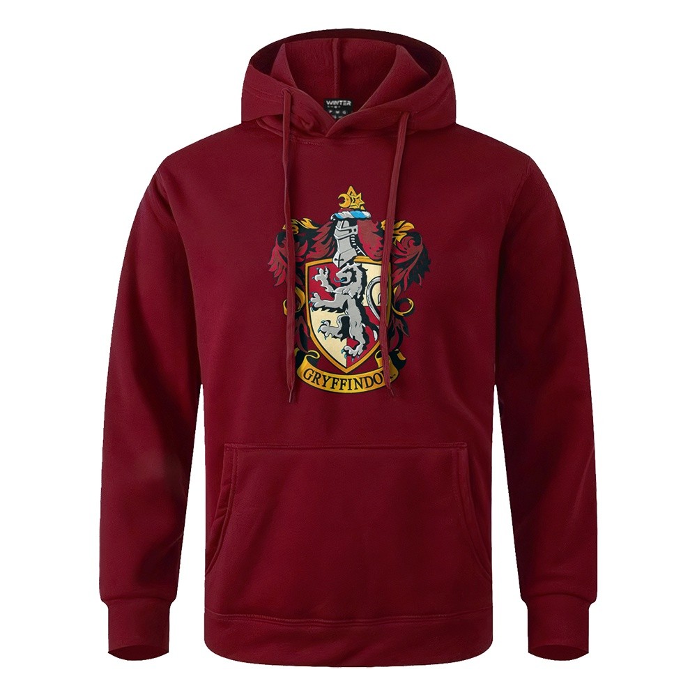 Casaco de Moletom Com Capuz Harry Potter Casas de Hogwarts Grifinória Masculino Feminino Adulto A1 gpf