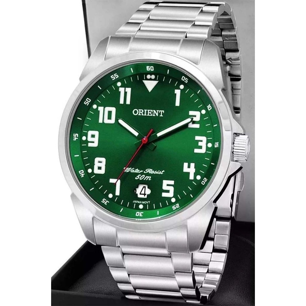 Relógio De Pulso Prata Orient Masculino Original MBSS1154AE2SX em Oferta na Shopee