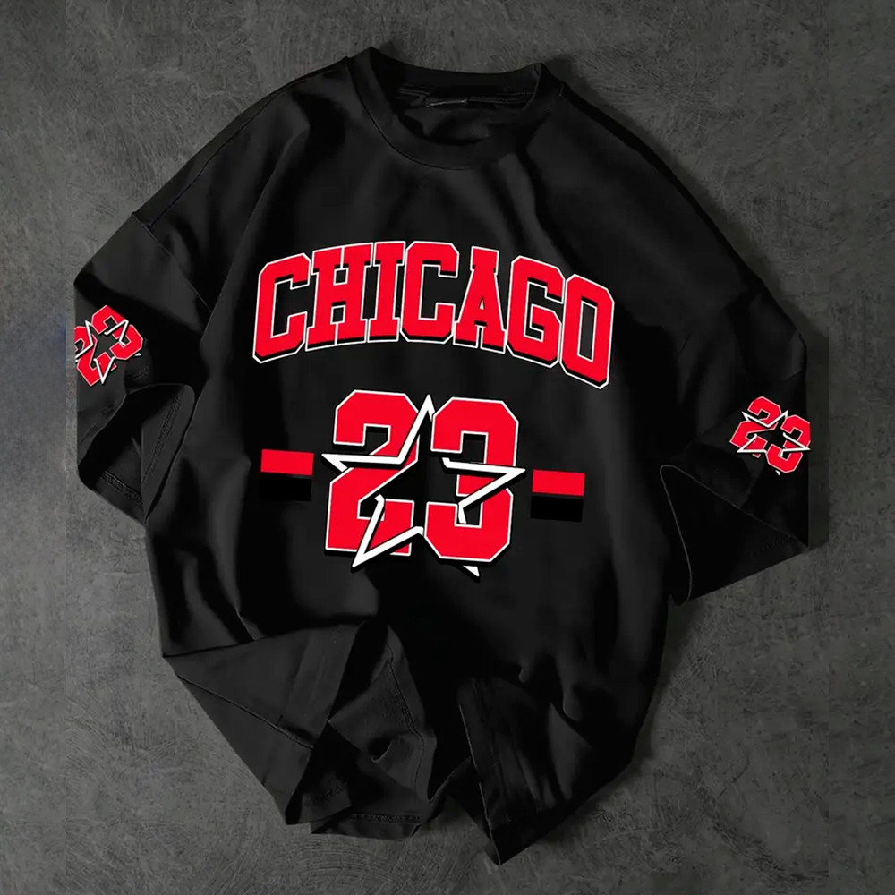 CHICAGO BULLS 刺繍ロゴ ウェア Lサイズ CHICAGO BULLS 刺繍ロゴ