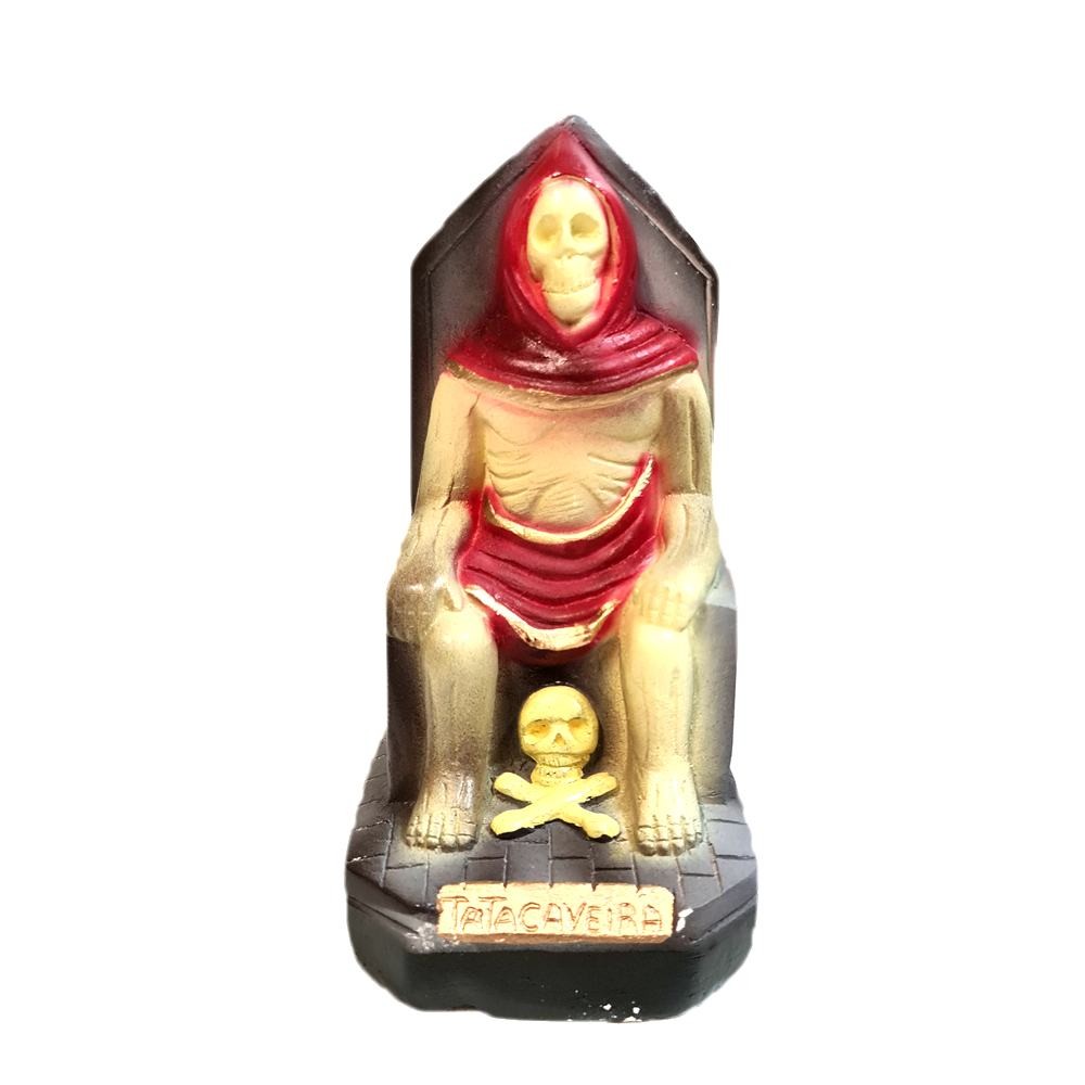 Imagem Exu Tatá Caveira 20 Cm Mod3 Vermelho