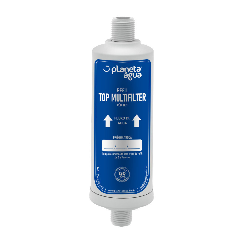 Refil Purificador Multifilter Rosca 1/2" Ponto de uso Bebedouro Torneira Planeta Água em Oferta na Shopee