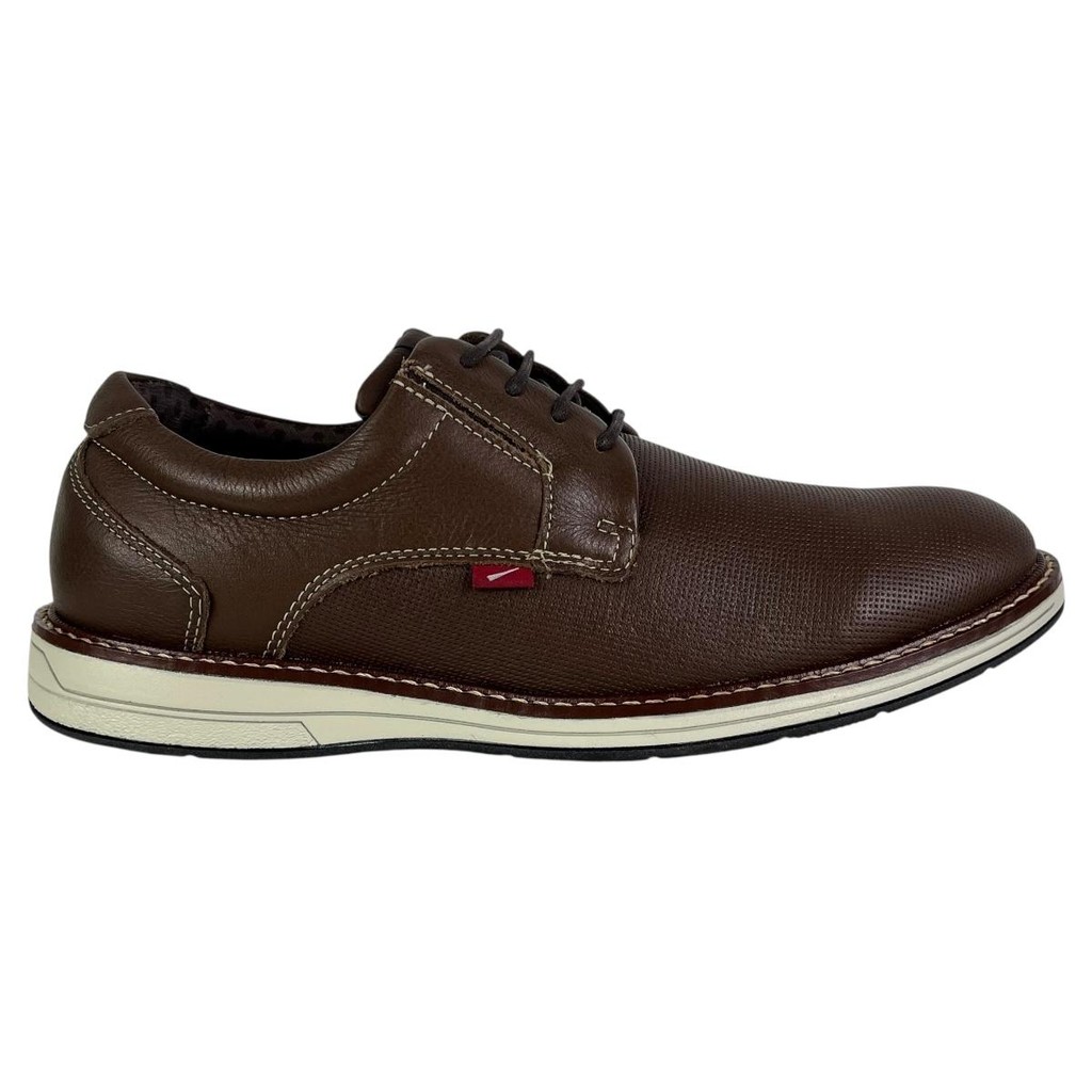 Sapato Social Masculino Ferracini Kingston Couro Legítimo Casual e Elegante