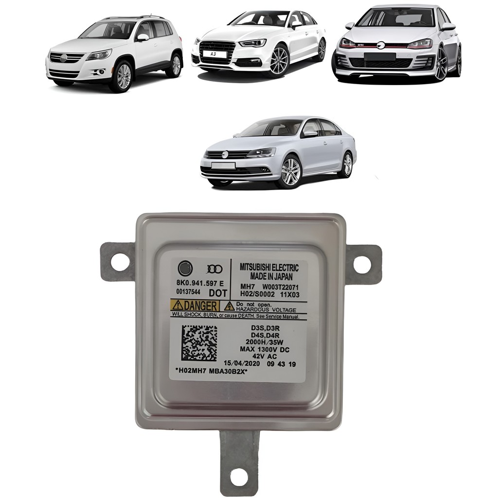 Modulo Reator Farol Xenon Jetta Golf Tiguan Passat Aud A1 A3 A4 A5 Q3 Q5 2012 2013 2014 2015 2016 2017 8K0941597E