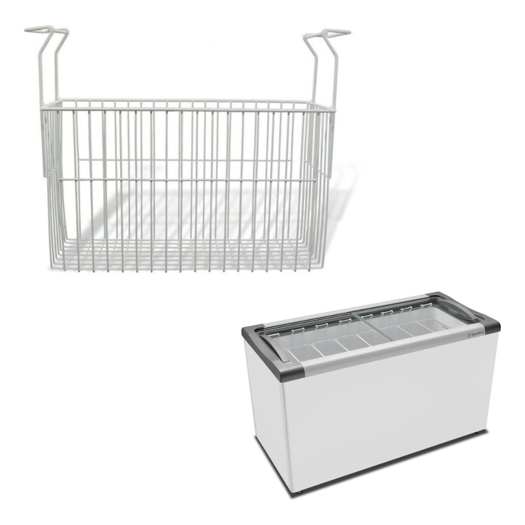 Cesto Organizador de Picolés e Polpa para Freezer Metalfrio Electrolux