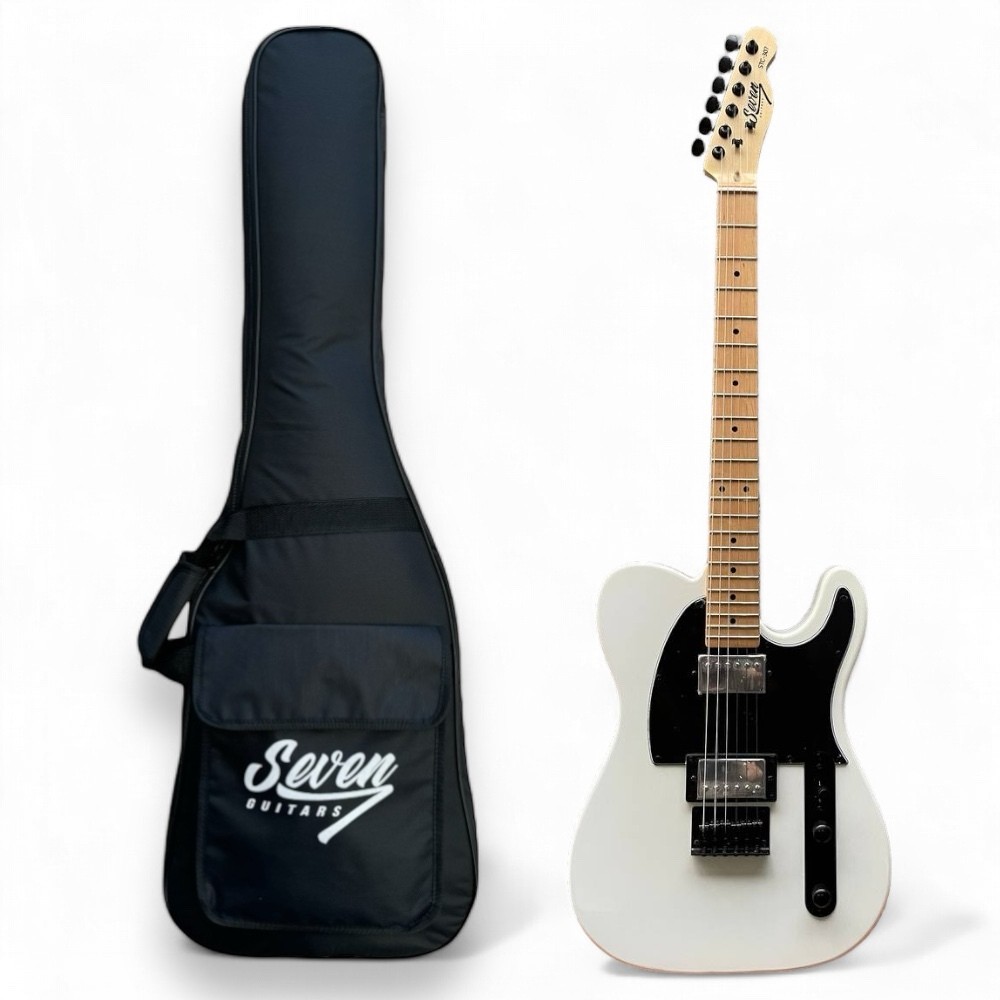 Guitarra Telecaster Seven Stc-307 HH Branca C/ Bag em Oferta na Shopee