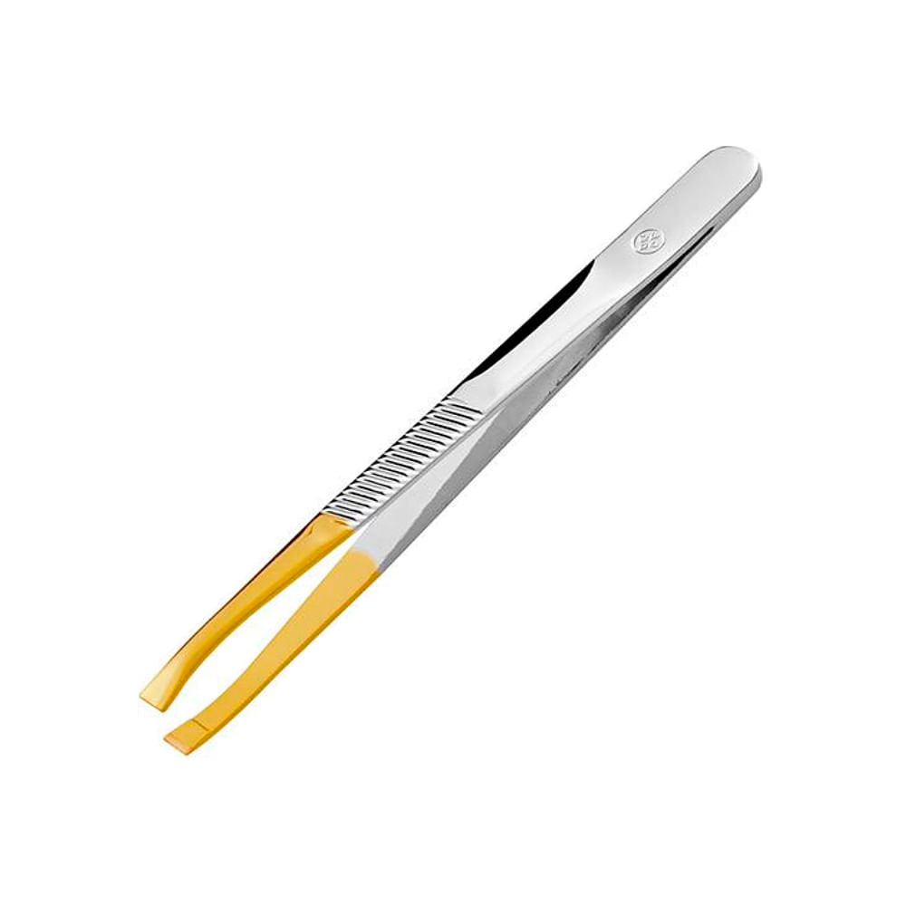 Pinça Mundial Gold Ponta Reta com 1 Unidade Ref BC-392 - Beauty