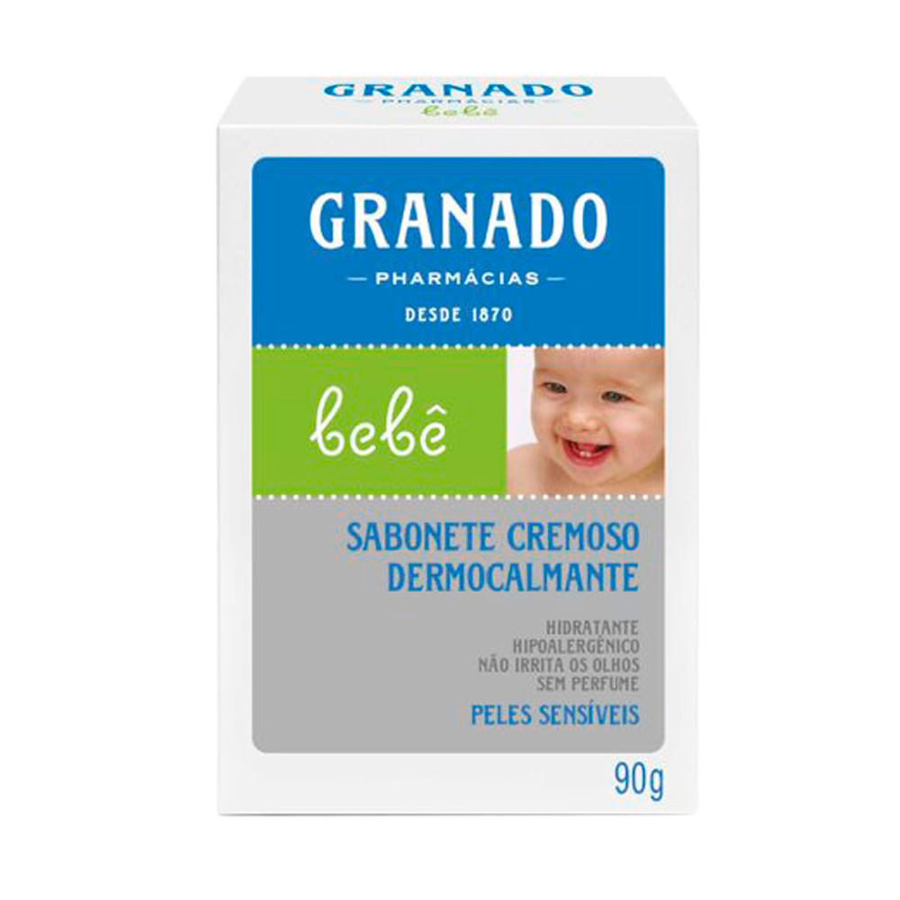 Sabonete Dermocalmante Granado Bebê Peles Sensíveis 90g - Mom & Baby