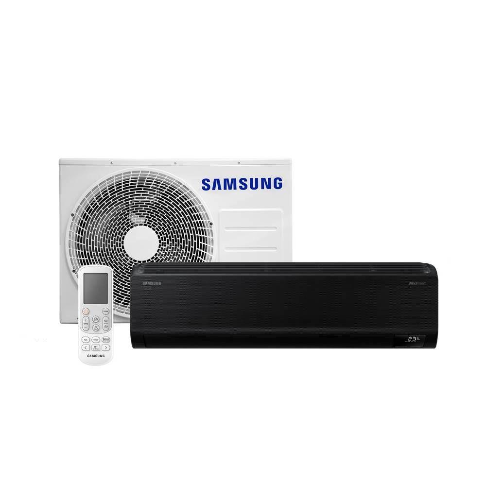 Ar-Condicionado Split Samsung WindFree Black Edition 12000 BTUS Inverter Quente e Frio 220V AR12CSECABTNAZ em Oferta na Shopee