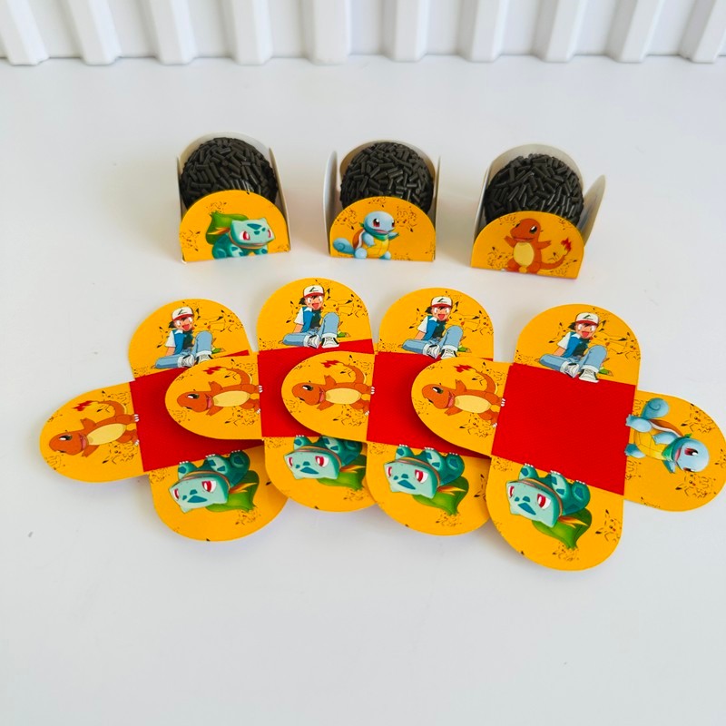 Forminha de Doces Pokémon Personalizada no Tema /Lembrancinha de Festa /Aniversário