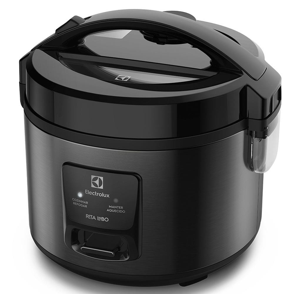 Panela Elétrica Electrolux Efficient Visor Glass por Rita Lobo 2,0L Preta - ERC10 em Oferta na Shopee