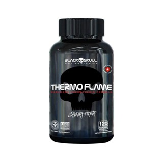 Thermo Flame Pote 120 Tabletes - Black Skull em Oferta na Shopee