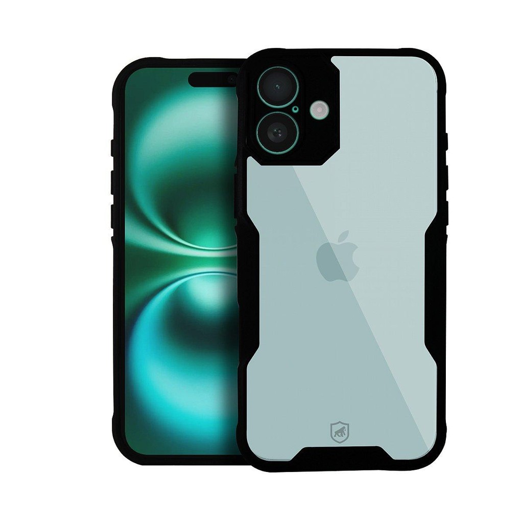 Capa case capinha para iPhone 16 Plus - Dual Shock Sense Preta - Gshield em Oferta na Shopee