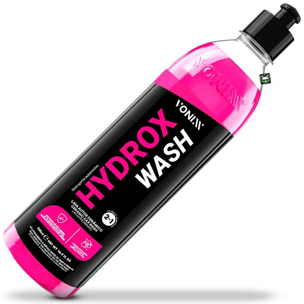 Lava Autos Cerâmico Hydrox Wash 2 em 1 Shampoo Limpeza Proteção 500ml Vonixx em Oferta na Shopee