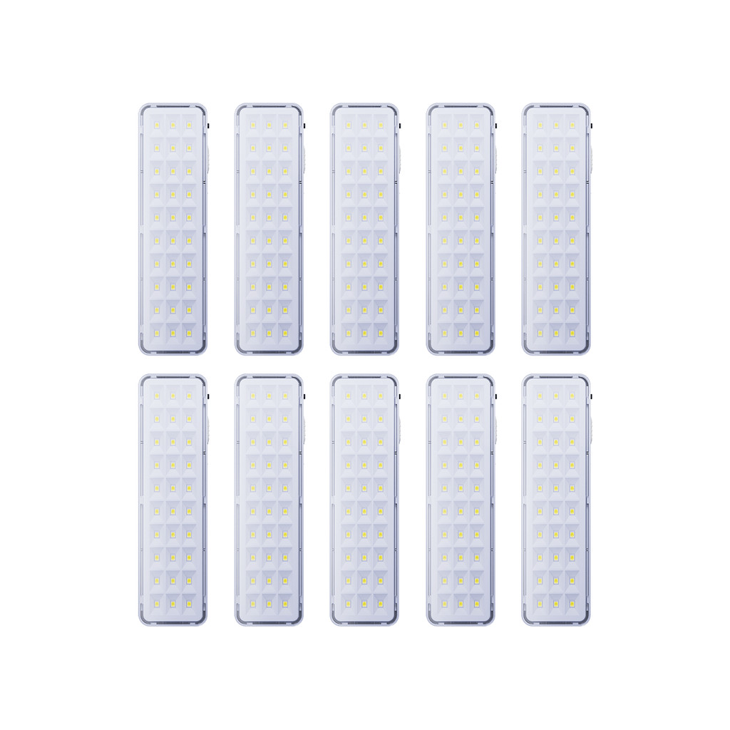 Kit Luminária de Emergência Autônoma Intelbras LEA 31 - 10 Unidades