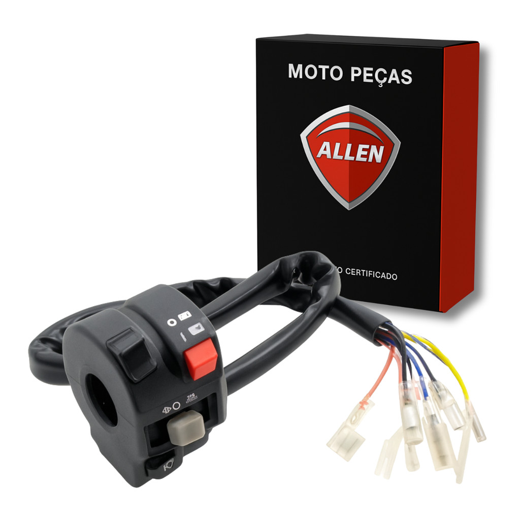 INTERRUPTOR COMANDO FAROL PISCA BUZIN TITAN125 CARGO 95 a 99