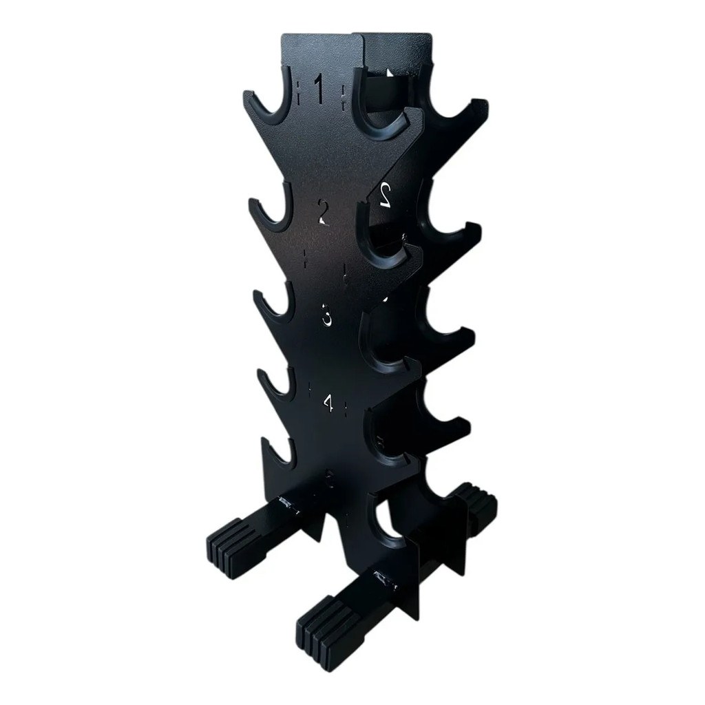 Suporte Halteres Sextavado 5 Pares Torre Hartwit Fitness