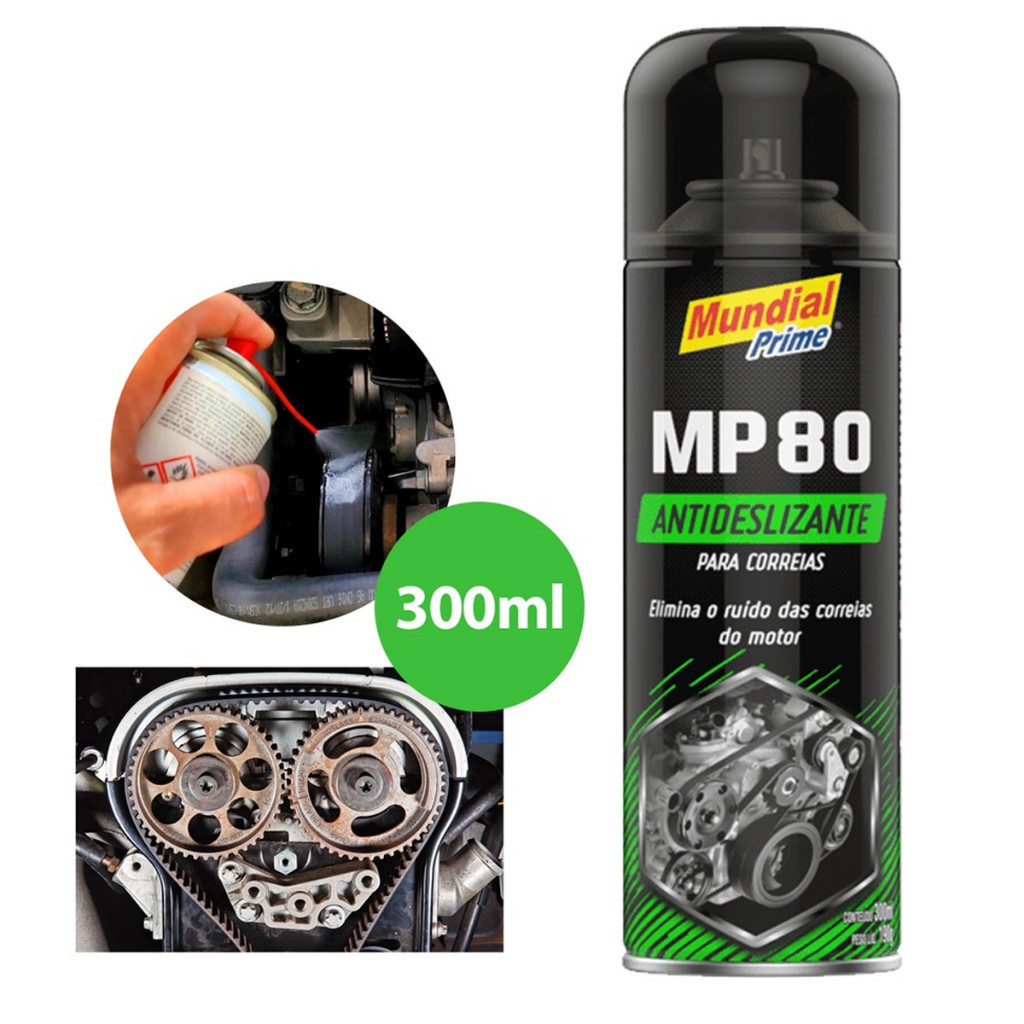Antideslizante Para Correias, Automotivas, Industriais, Agrícolas) Spray 300ml - Mundial Prime em Oferta na Shopee