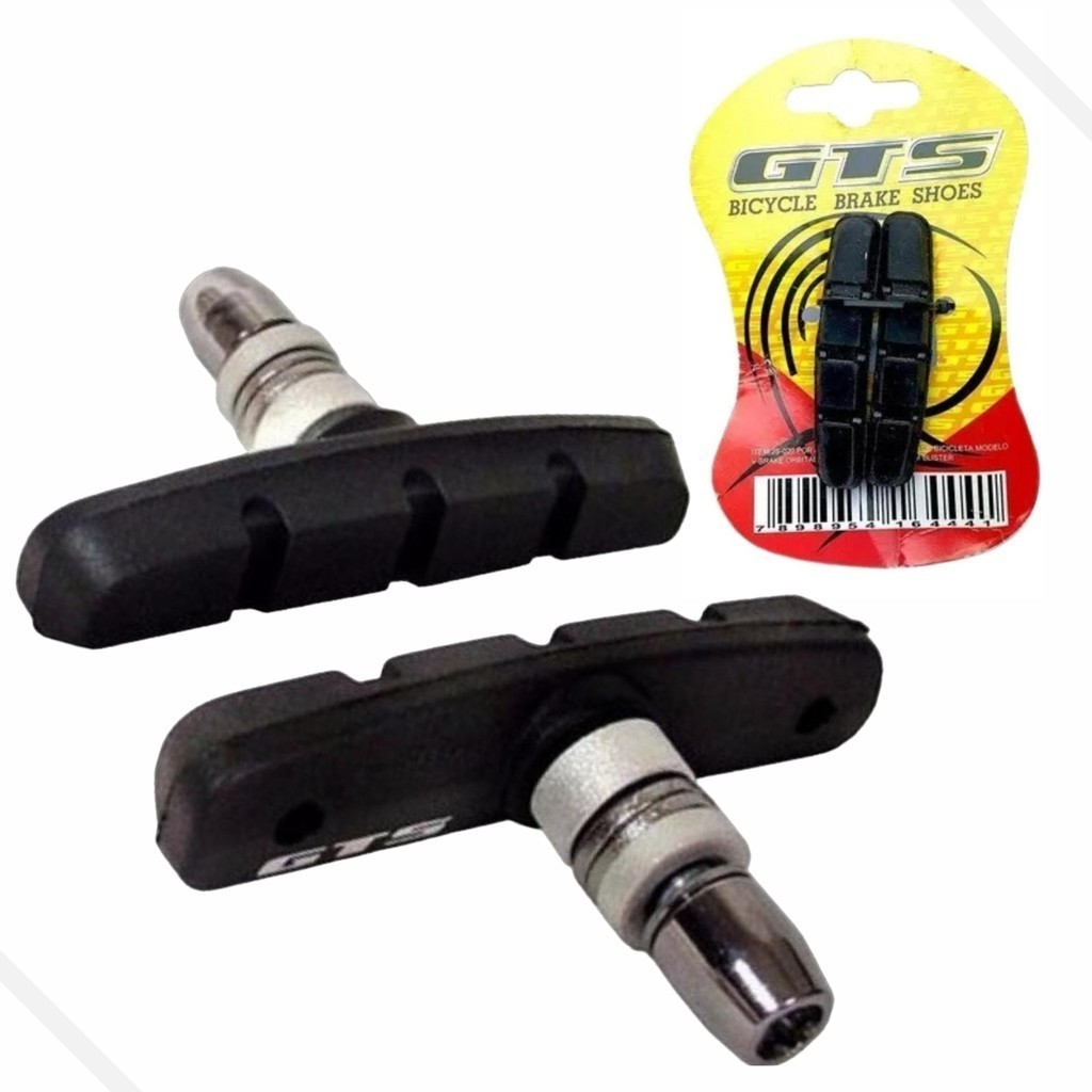 Par Sapata Pastilha de Freio Orbital 70mm Bike V-brake Gts em Oferta na Shopee