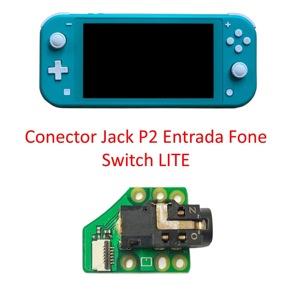 Conector Entrada Jack P2 Fone Ouvido Reparo Para Nintendo Switch LITE