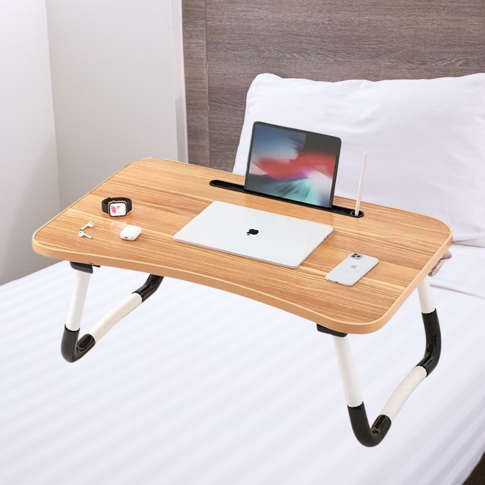 Mesa Dobrável Portátil para Notebook Home Office Apoio Cama Sofá Portátil