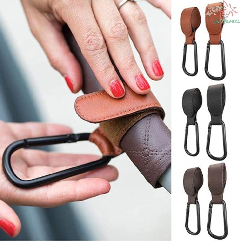 JOPNE Pram Gancho Sacos Suspensos Giratórios Convenientes Giram Organizador De Carrinho Portátil De 360 Graus