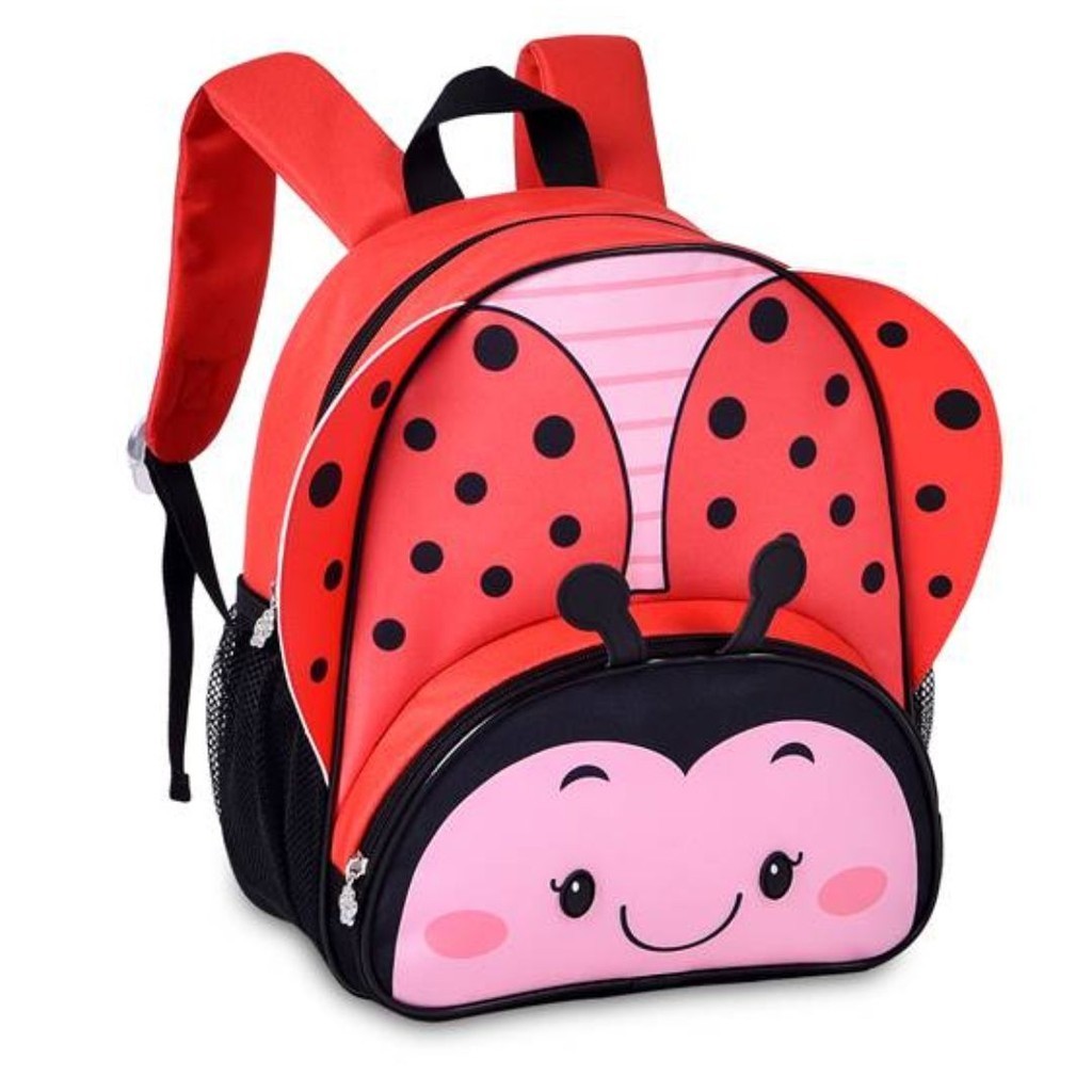 Mochila De Costas Infantil Feminina Escolar Meninas Feminina Borboleta Abelha Joaninha