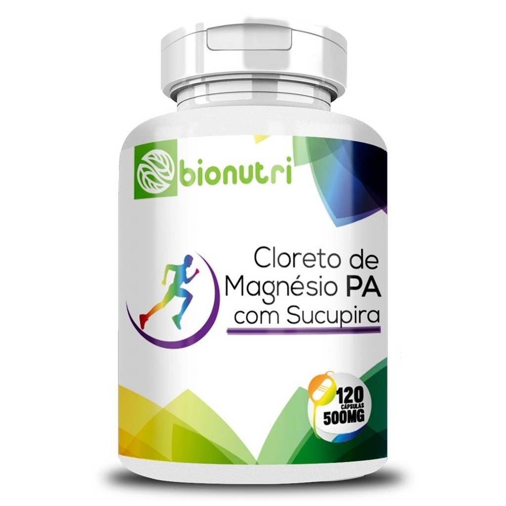 Cloreto Com Sucupira 120 Cápsulas 500 Mg Bionutri