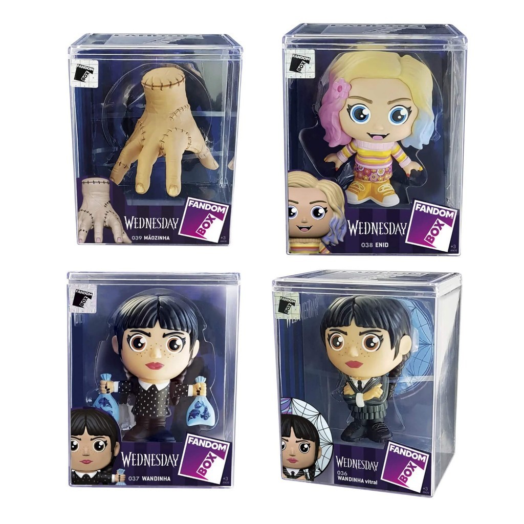 Coleção Wandinha 1x Boneco Fandom Box - Líder em Oferta na Shopee