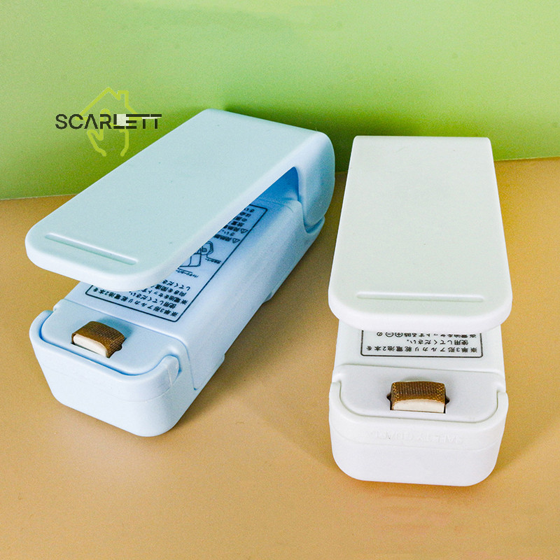 [Scarlett] 1PC Mini Seladora Portátil Sacos Seladores De Embalagens Plásticos Térmicos Para Alimentos Máquina A Calor Manual Ferramentas De Cozinha [Preferido]