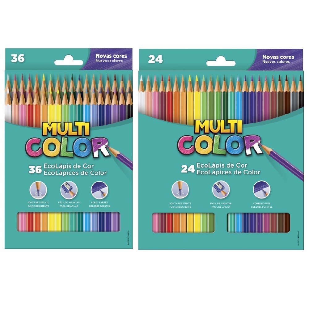 Lápis de Cor Multicolor 60 Cores: Onde Comprar | BuscaProdutos