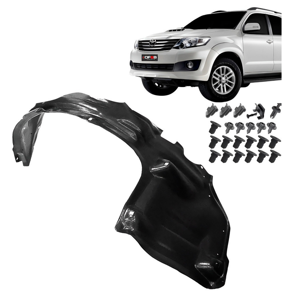 Par Parabarro Dianteiro Hilux Sw4 2012 A 2015 + Kit Presilha